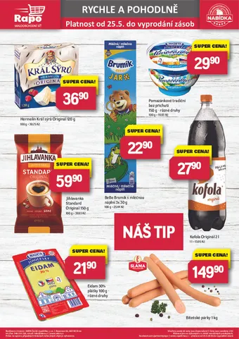 TOP linie - jen ve vybraných prodejnách