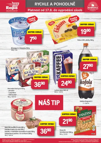 TOP linie - jen ve vybraných prodejnách